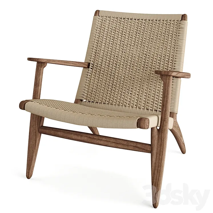 CH25 lounge chair Carl hansen 3DS Max