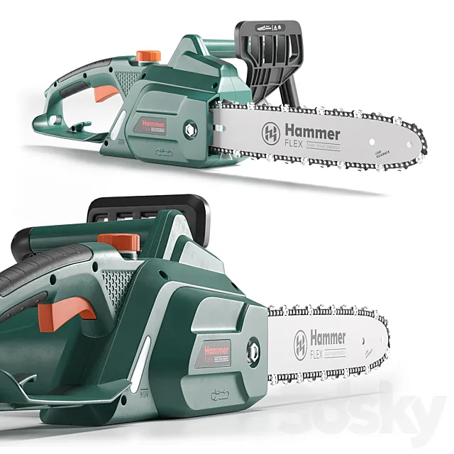 Chainsaw Hammer Flex CPP1800D 3DSMax File