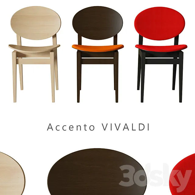 Chair Accento Vivaldi 3ds Max