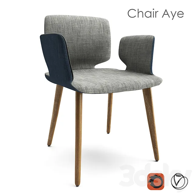 Chair Aye. Team 7 3DS Max Model