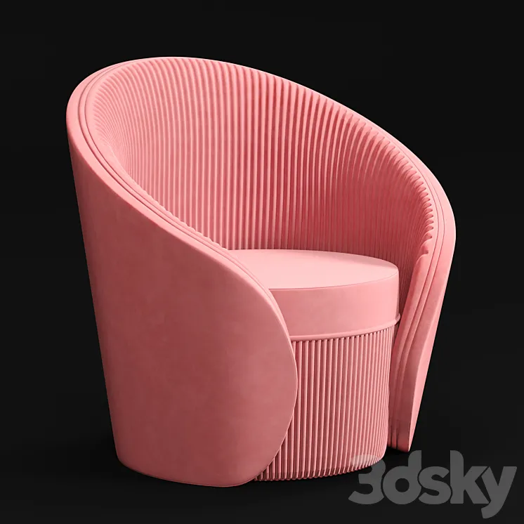 chair bloom 3DS Max