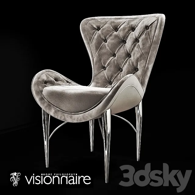 Chair Bovery Visionnaire (Cavalli) 3DS Max Model