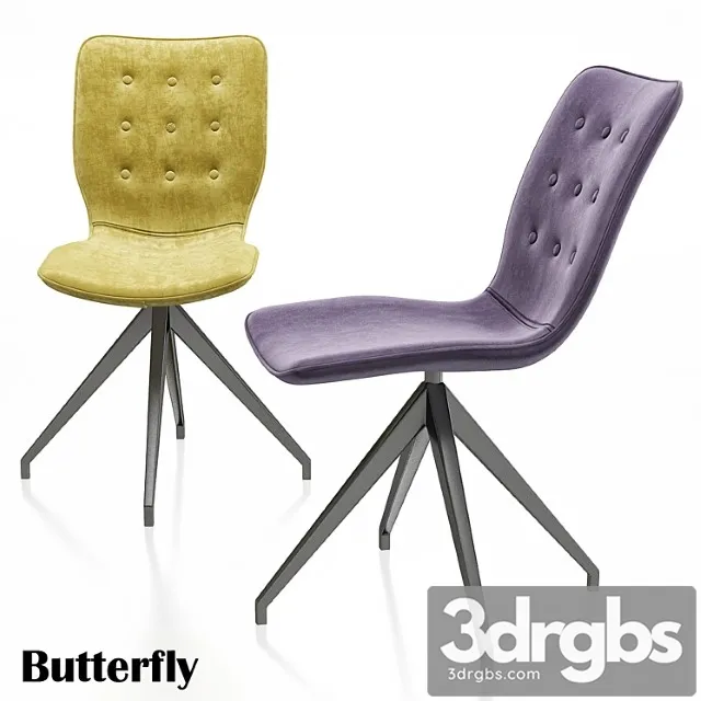 Chair butterfly kare design 2 3dsmax Download