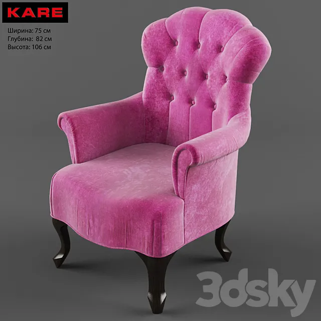 Chair Cafe House of Kare Design 3DSMax File