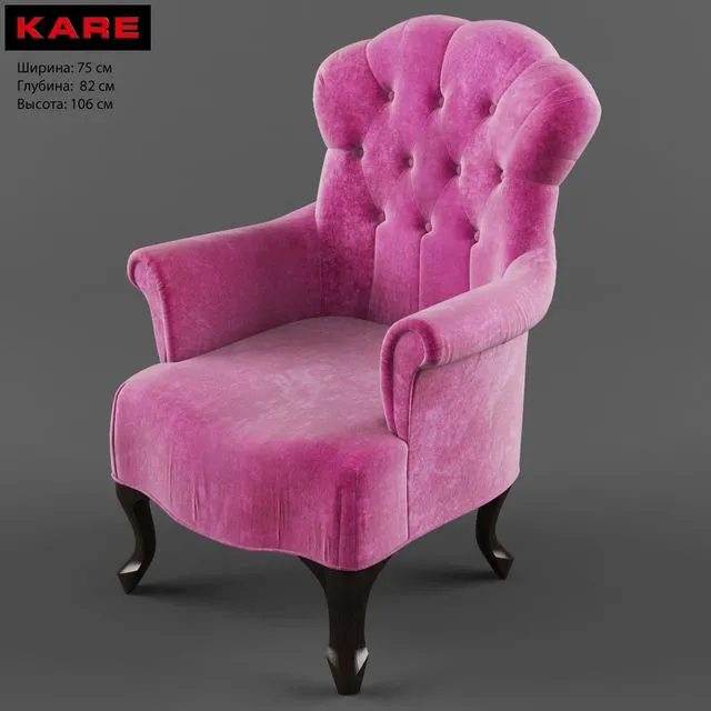 Chair Cafe House of Kare Design 3dsMax Model