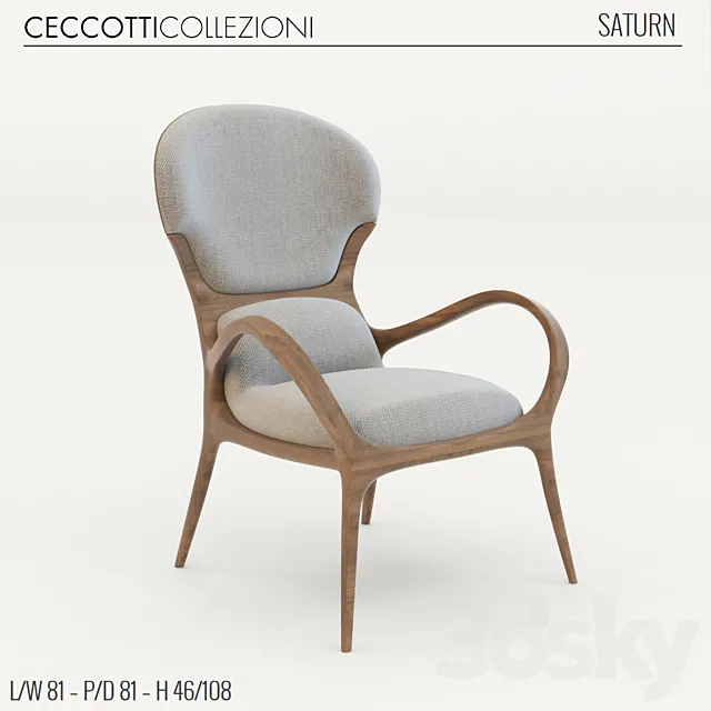 Chair Ceccotti Saturn 3DS Max Model