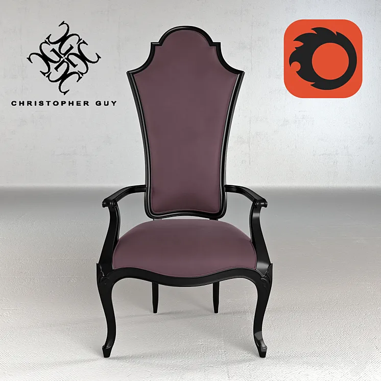 Chair Christopher Guy CRILLON 3DS Max