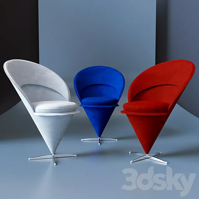 chair ConeChair – designer Verner Panton 3DSMax File