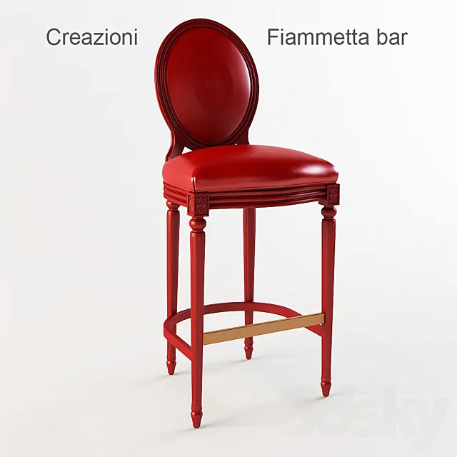 Chair Creazioni Fiammetta bar 3DSMax File