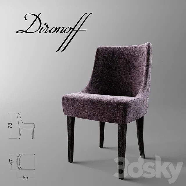 Chair Dironoff Ambra 3DS Max Model