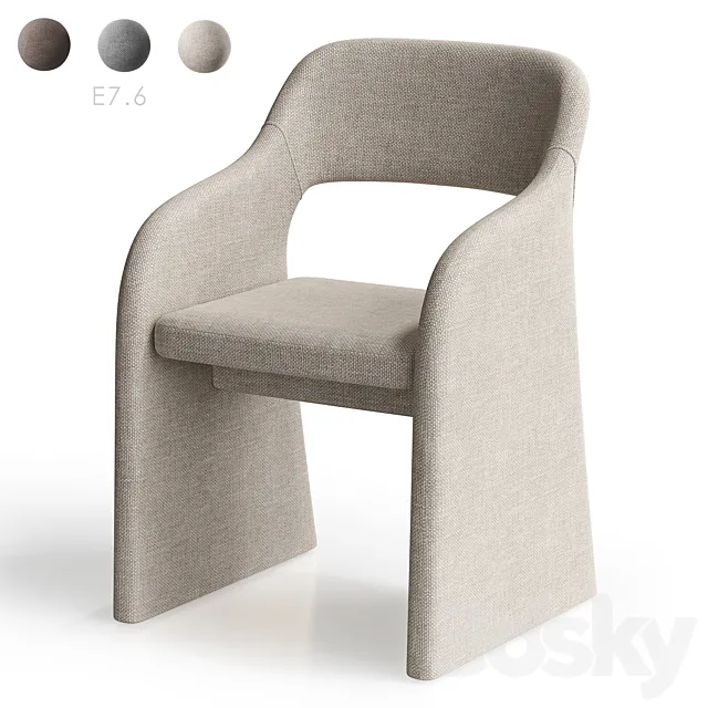 Chair E7.6 from Ellipse 3ds Max