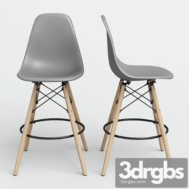 Chair eames style dsw bar. 2 3dsmax Download