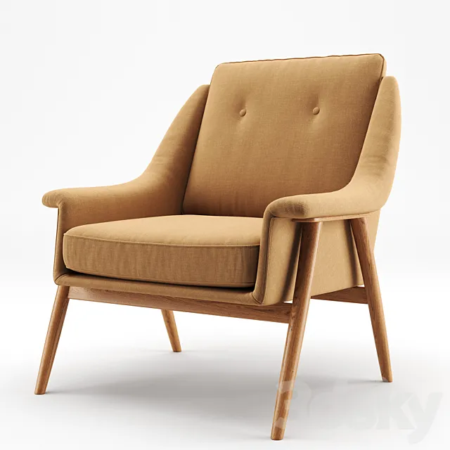 Chair edinburg 3ds Max