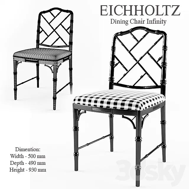 Chair Eichholtz Dining Chair Infinity 3ds Max