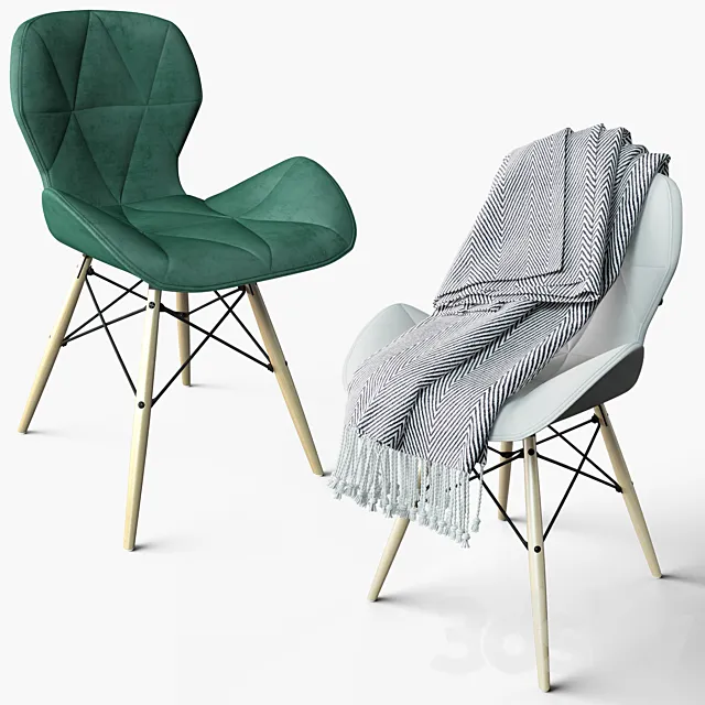 chair ELVA 3ds Max