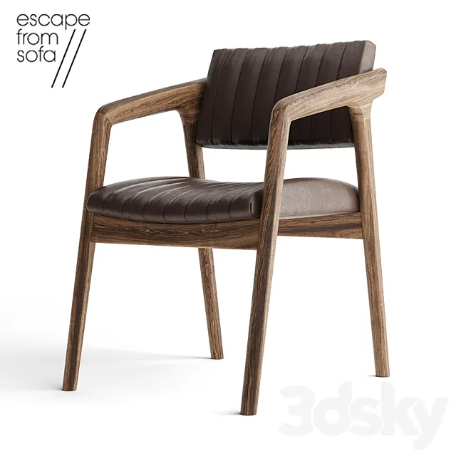 Chair – Escape From Sofa – SHORT SLICED 3DS Max Model