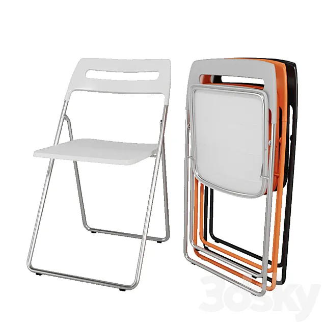 Chair folding Ikea NISSE 3DSMax File