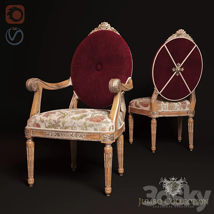 Chair FOS-15 Jumbo Collection 3DS Max