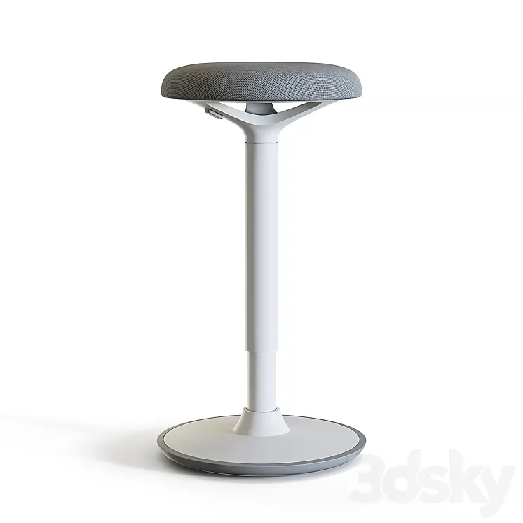 chair Fully Luna Standing Desk Stool 3DS Max