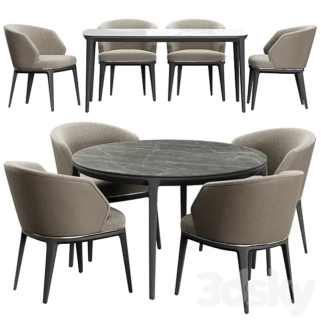 Chair Gest Konyshev PLAYGROUND MODERN Table 3ds Max