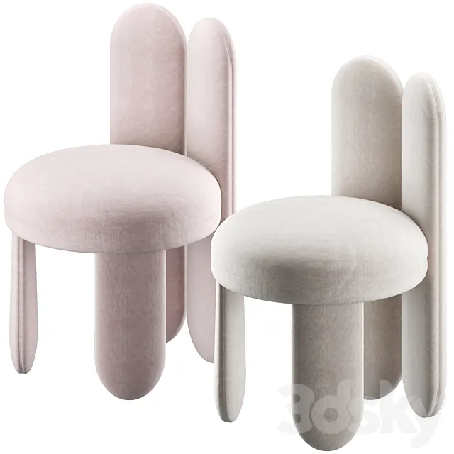 chair Glazy 3DS Max Model