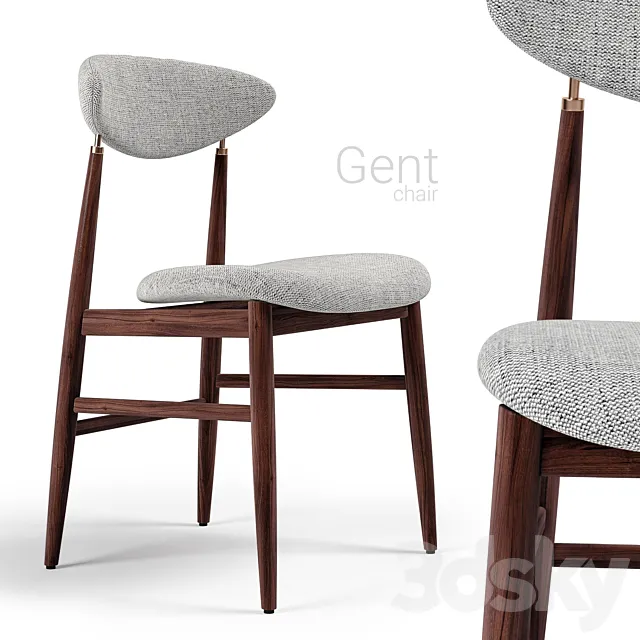 Chair Gubi Gent 3ds Max