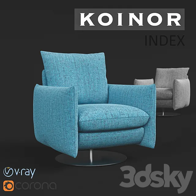 chair INDEX KOINOR 3ds Max