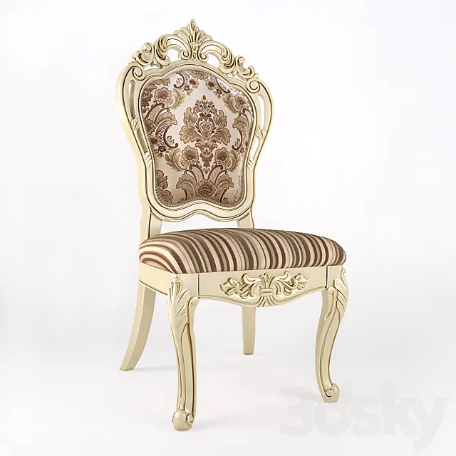 Chair JF 2210B Ivory 3DSMax File