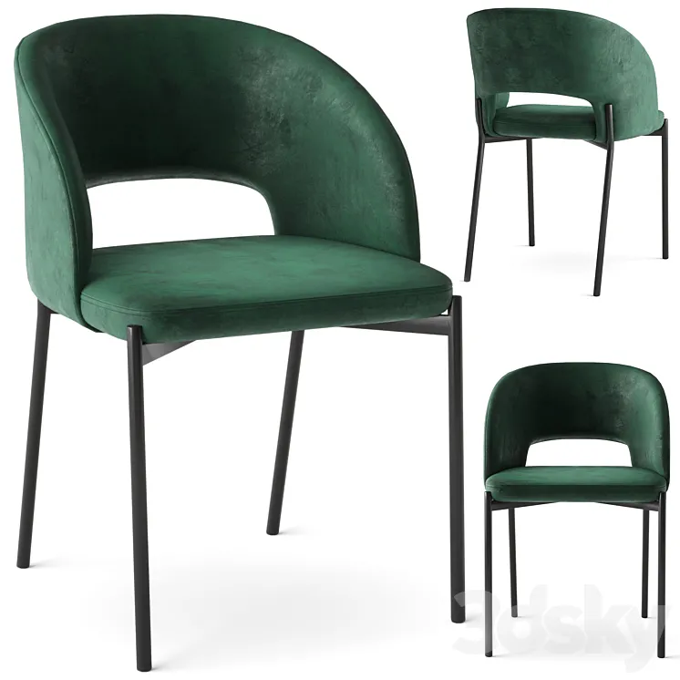 Chair K455 by Halmar 3DS Max Model