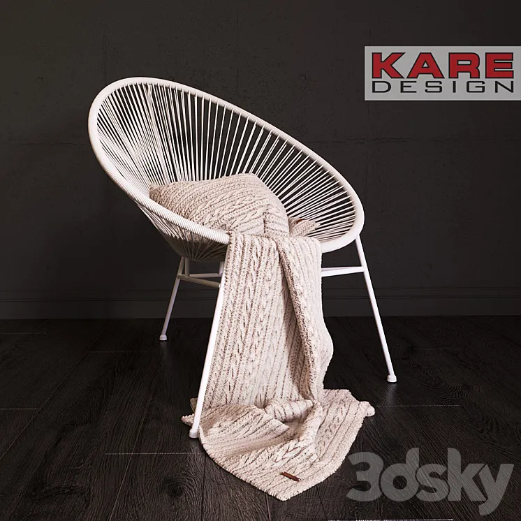 Chair KARE Spagetti 3DS Max