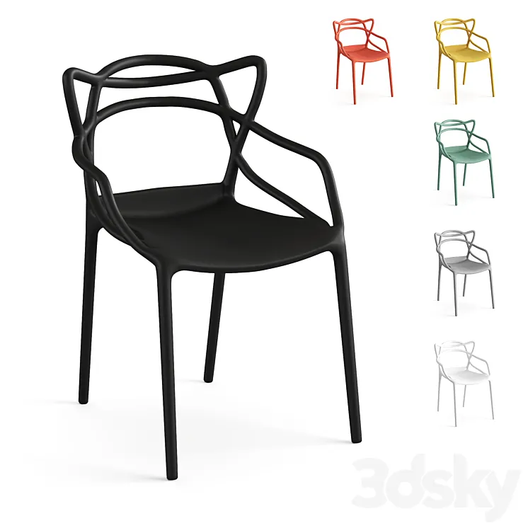 chair Kartell Masters 3DS Max Model