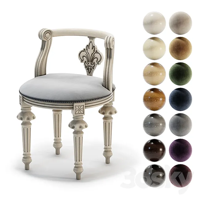 Chair Ludwik 3ds Max