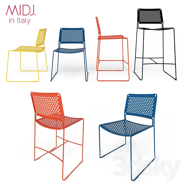 Chair Midj – Slim 3ds Max