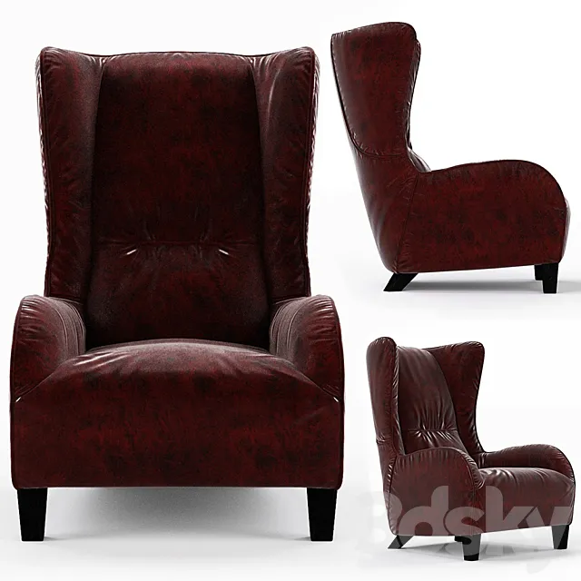 Chair Natuzzi Marlene Armchair 3ds Max