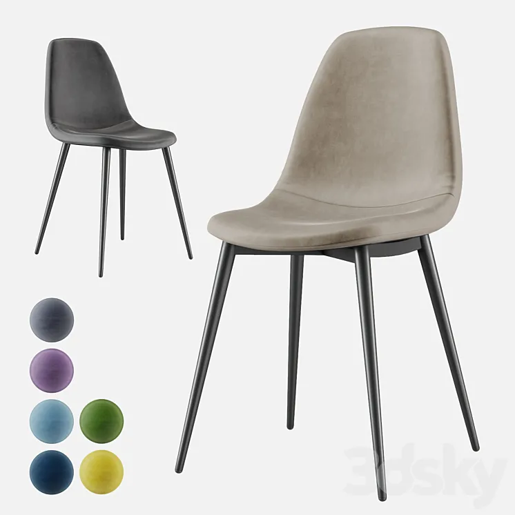 Chair Norman Stool Group 3DS Max Model
