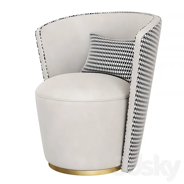 Chair of Manro 3DS Max Model