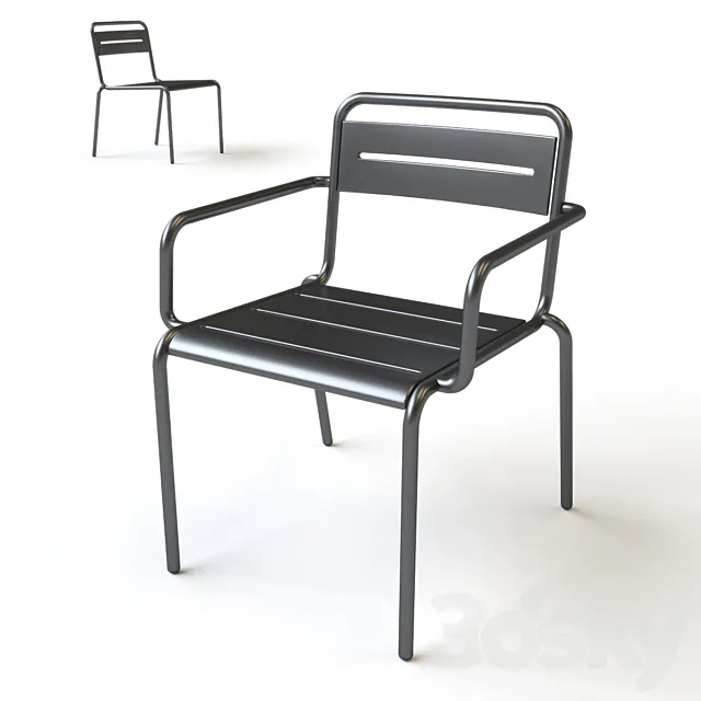 Chair Outdoor Leone Soga 3ds Max