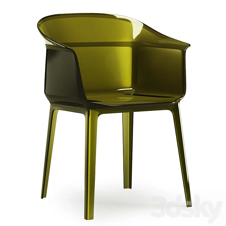 chair Papyrus (Kartell) by Ronan & Erwan Bouroullec 3DS Max Model