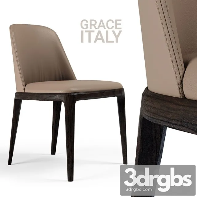 Chair poliform grace beige 2 3dsmax Download
