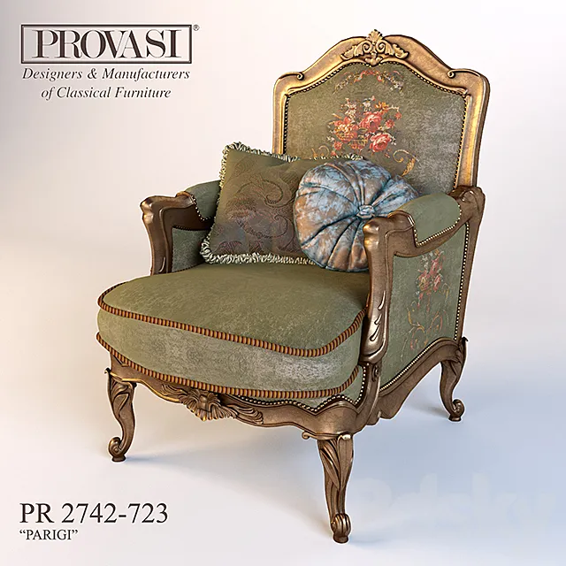 chair Provasi “Parigi” PR 2742-723 3DSMax File