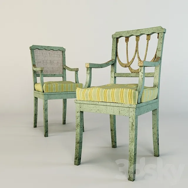 Chair Provence 3DS Max Model