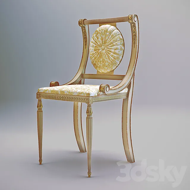 chair Riva 3DS Max Model