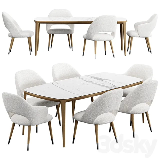Chair Roma Table PLAYGROUND MODERN 3ds Max