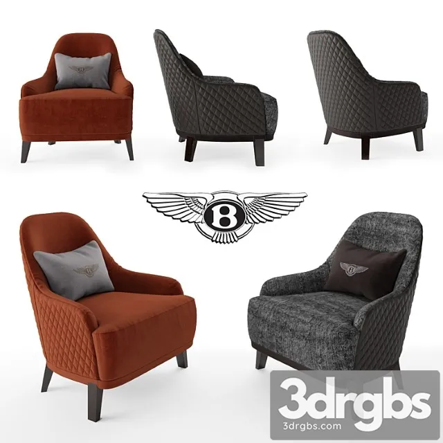 Chair roseberry armchair bentley home 3dsmax Download