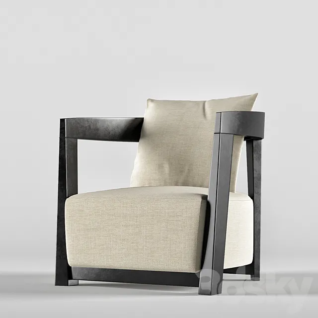 Chair Rubautelli Eichholtz 3DS Max Model