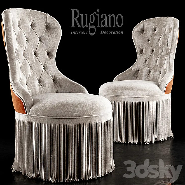 Chair rugiano King F 3DS Max