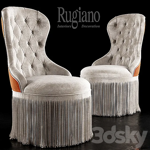 Chair rugiano King F 3DSMax File