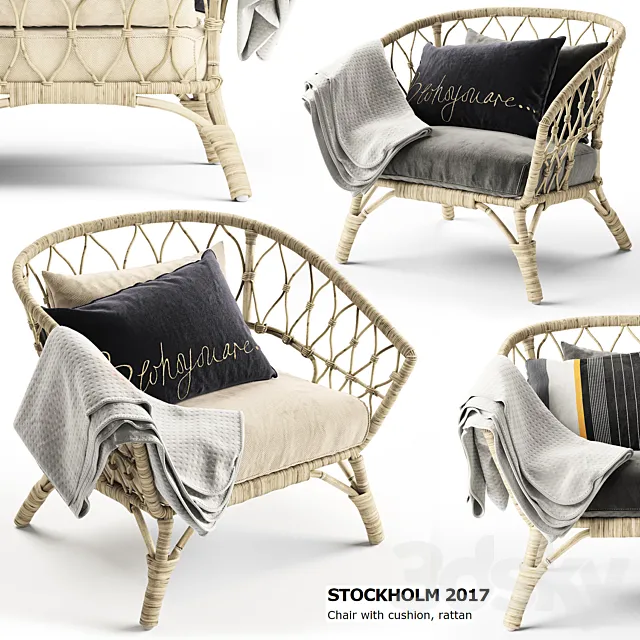 Chair STOCKHOLM 2017 Ikea _ Ikea 3DSMax File