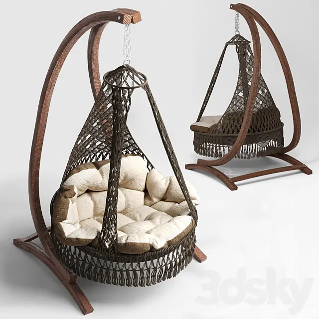 Chair swing Cartagena 3DS Max Model