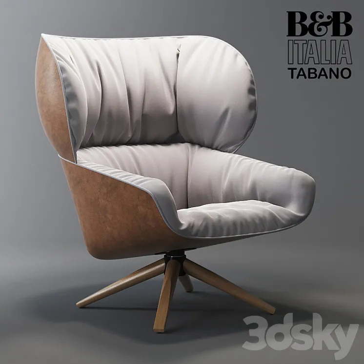 Chair TABANO (B&B Italia) 3DS Max